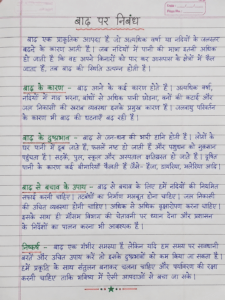 बाढ़ पर निबंध (100, 150, 200, 250, 300, 500 और 1000 शब्दों में) | Flood Essay in Hindi